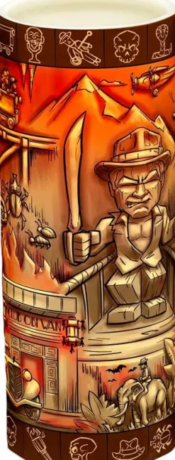 Indiana Jones and the Temple of Doom - Scenic Geeki Tikis Ceramic Mug
