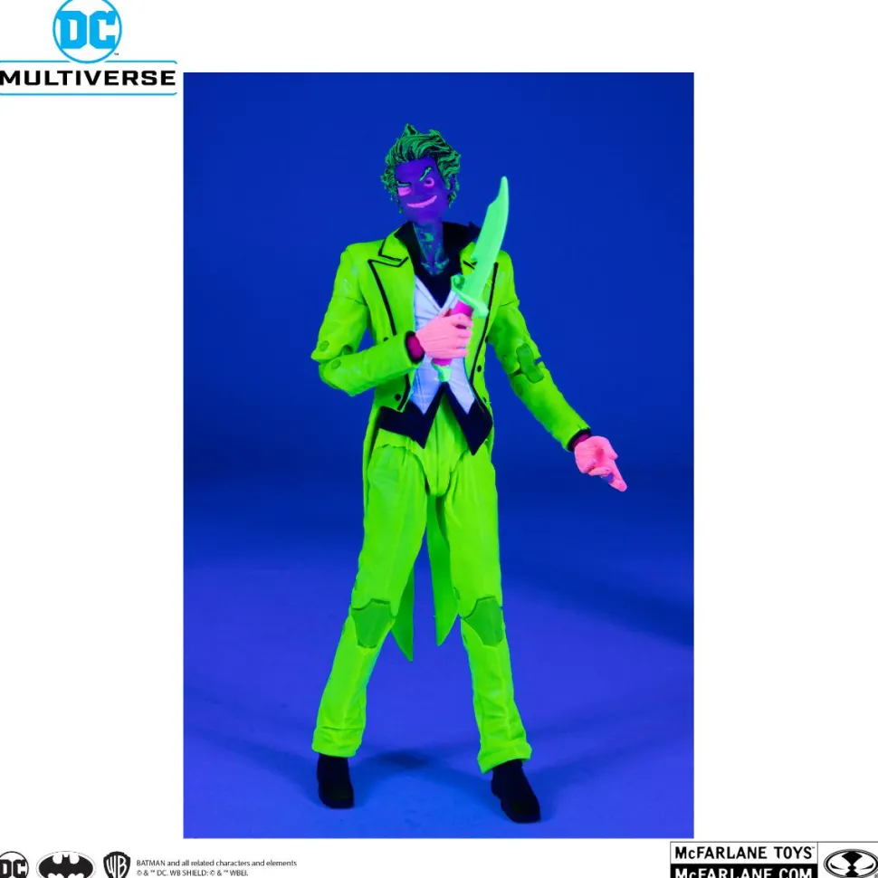 Infinite Frontier - The Joker Blacklight DC Multiverse Gold Label 7" Scale Action Figure (Int Sales Only)