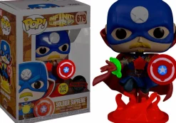Infinity Warps - Soldier Supreme with Shield Glow in the Dark Pop! Vinyl Figure