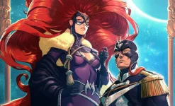 Inhumans - Black Bolt & Medusa Fine Art Print by Tom Jilesen