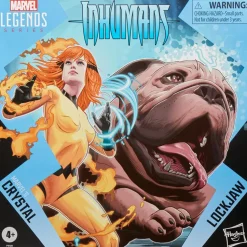 Inhumans - Crystal & Lockjaw Marvel Legends Deluxe 6" Action Figure 2-Pack