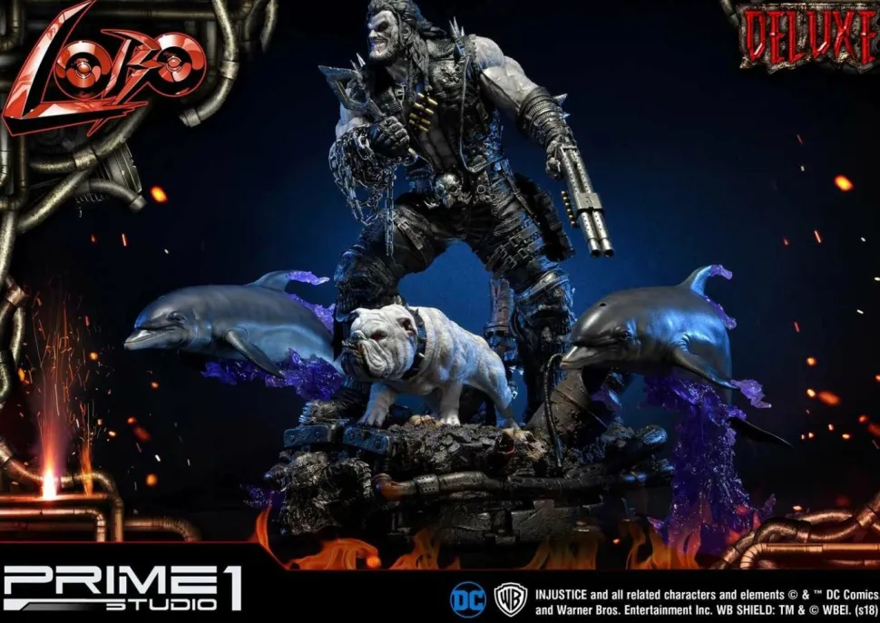Injustice: Gods Among Us - Lobo Deluxe 1/3 Scale Statue