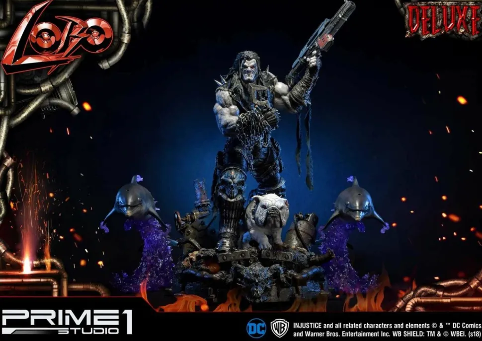Injustice: Gods Among Us - Lobo Deluxe 1/3 Scale Statue