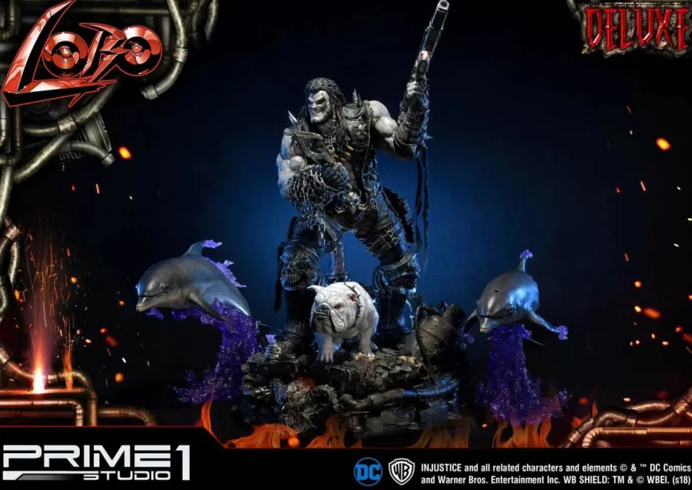 Injustice: Gods Among Us - Lobo Deluxe 1/3 Scale Statue