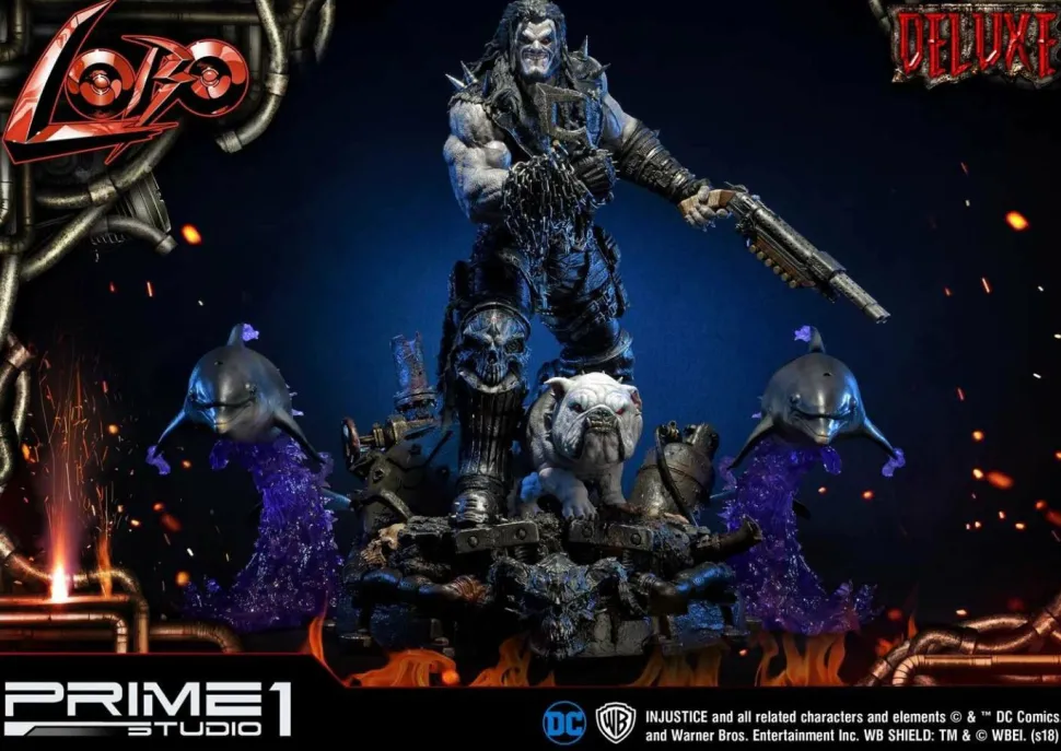 Injustice: Gods Among Us - Lobo Deluxe 1/3 Scale Statue