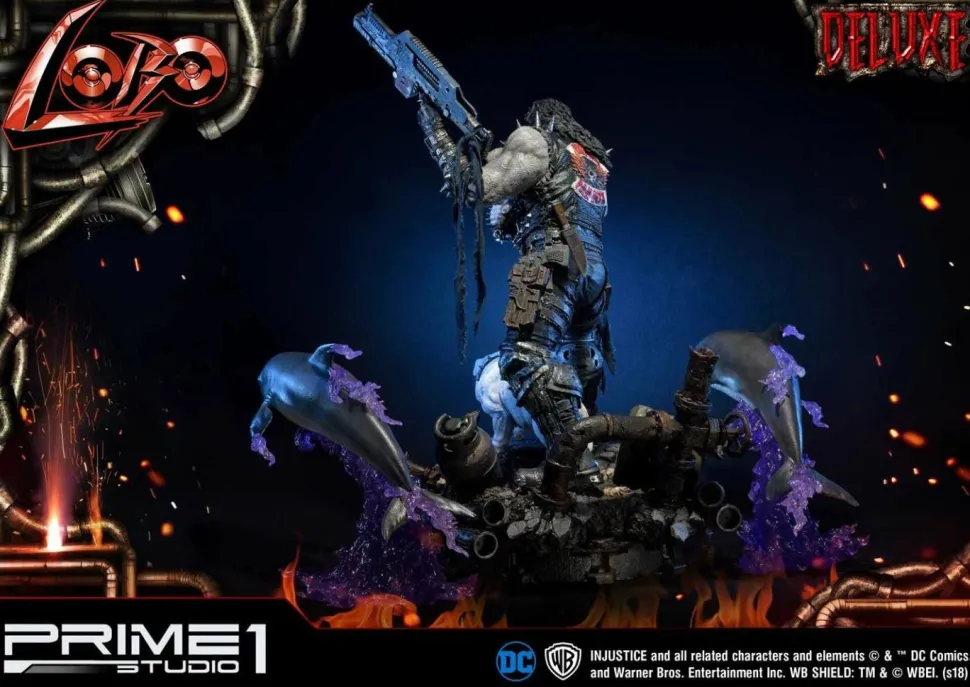 Injustice: Gods Among Us - Lobo Deluxe 1/3 Scale Statue