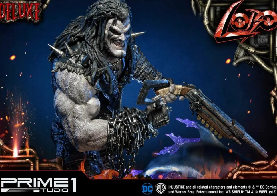 Injustice: Gods Among Us - Lobo Deluxe 1/3 Scale Statue