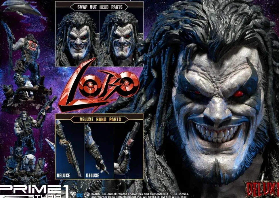 Injustice: Gods Among Us - Lobo Deluxe 1/3 Scale Statue