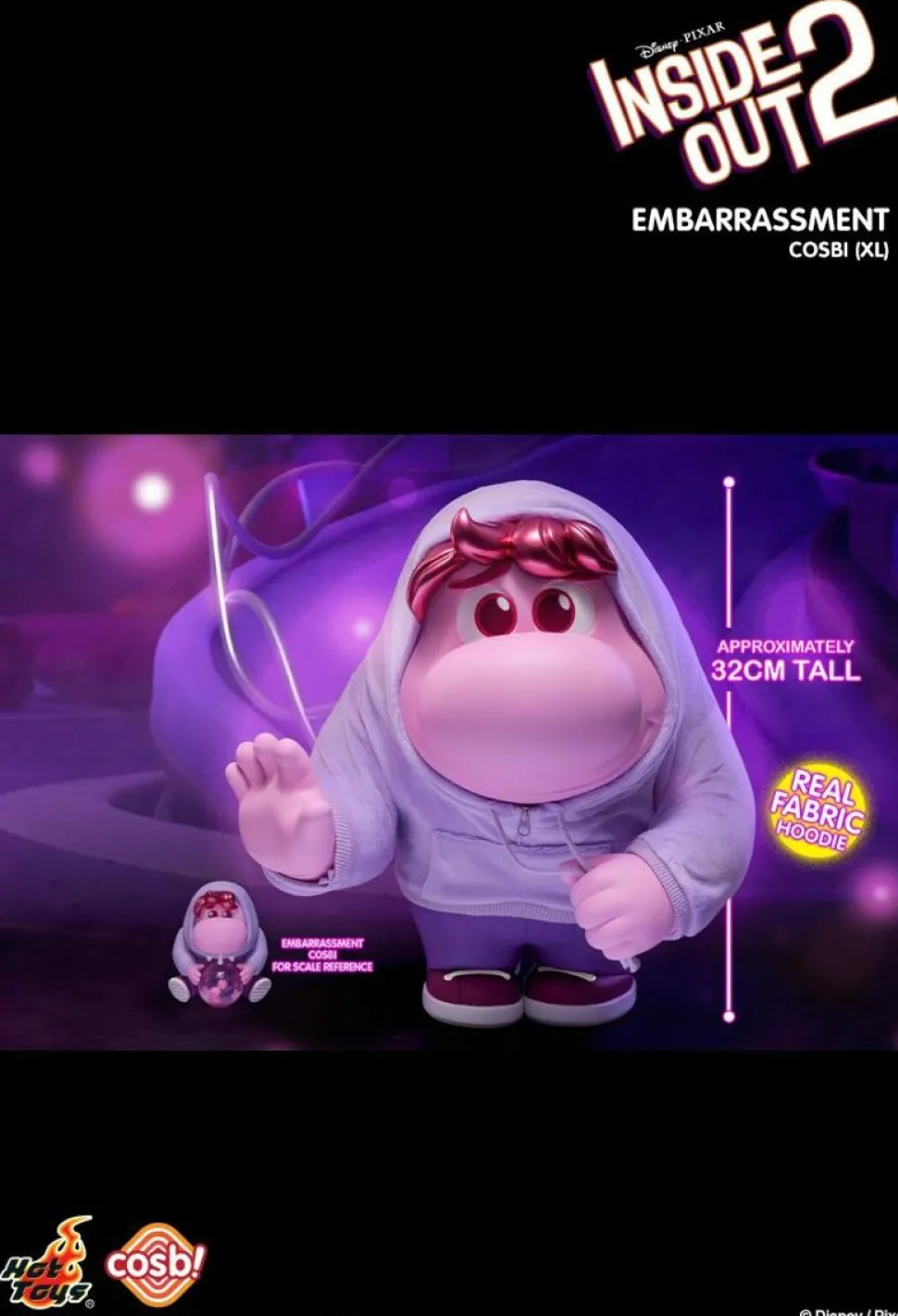 Inside Out 2 - Embarrassment Cosbi (XL) Hot Toys Figure