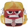 Inside Out - Anger Cosplay Glow in the Dark 8” Faux Leather Passport Bag
