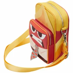 Inside Out - Anger Cosplay Glow in the Dark 8” Faux Leather Passport Bag