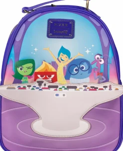Inside Out - Cast 12” Faux Leather Mini Backpack