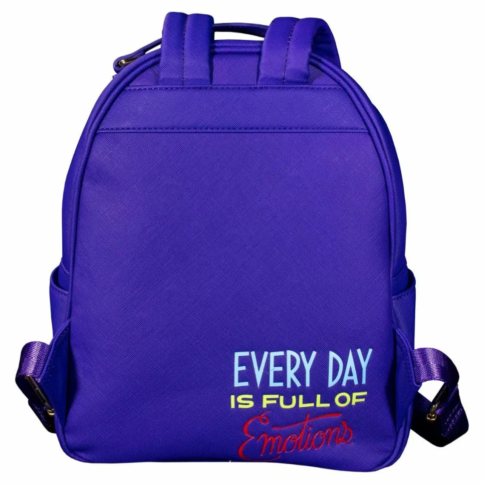 Inside Out - Cast 12” Faux Leather Mini Backpack