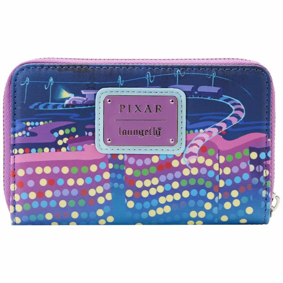 Inside Out - Control Panel Glow in the Dark 5” Faux Leather Zip-Around Wallet
