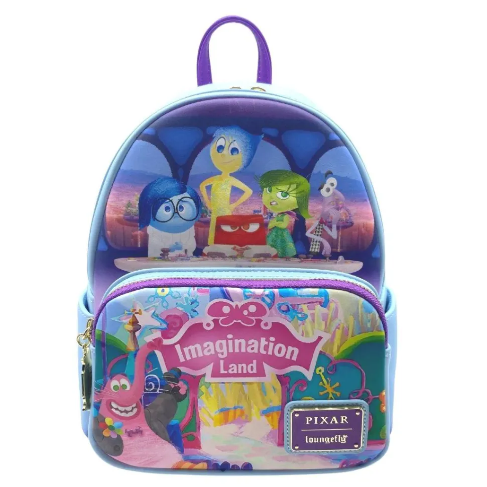 Inside Out - Scenes 10” Faux Leather Mini Backpack