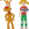 Inspector Gadget - Brain & Penny 1/12th Scale Action Figures (Set of 2)