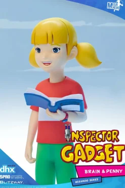 Inspector Gadget - Brain & Penny 1/12th Scale Action Figures (Set of 2)