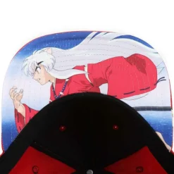 InuYasha - Inuyasha Cosplay 3D Adjustable Flat Bill Snapback Hat