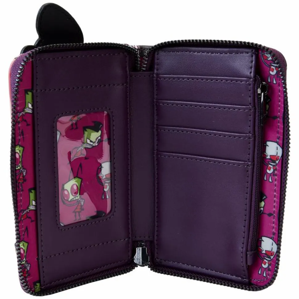 Invader Zim - Secret Lair 4” Faux Leather Zip-Around Wallet