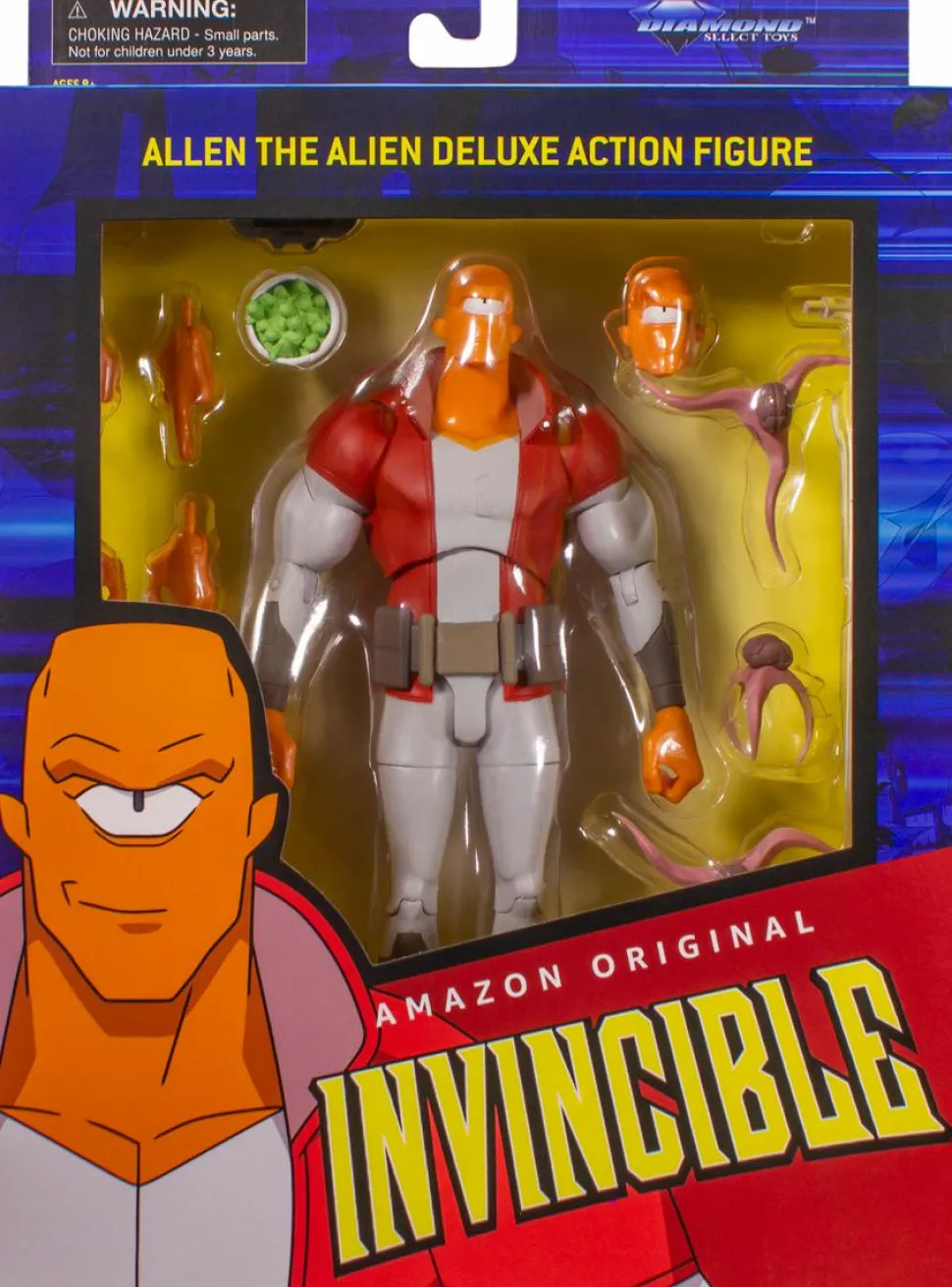 Invincible - Allen the Alien Deluxe 7" Scale Action Figure (Series 3)