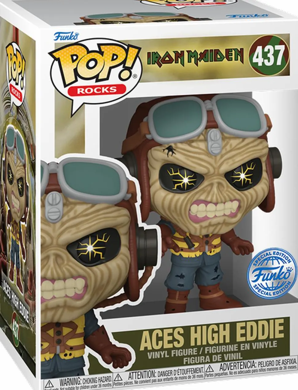 Iron Maiden - Aces High Eddie Mystery Box (Includes Eddie & 3 Exclusive Pop! Vinyl Figures)
