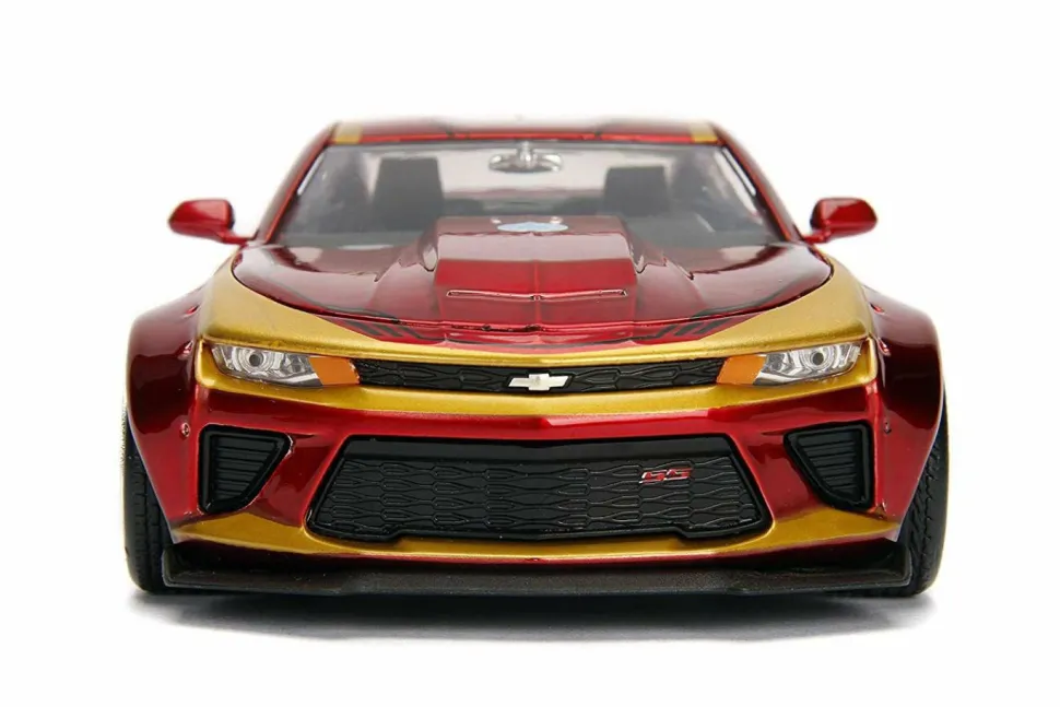 Iron Man - 2016 Chevy Camaro with Iron Man 1/24th Scale Hollywood Rides Die-Cast Vehicle