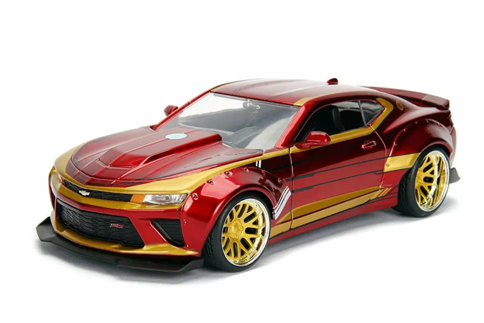 Iron Man - 2016 Chevy Camaro with Iron Man 1/24th Scale Hollywood Rides Die-Cast Vehicle