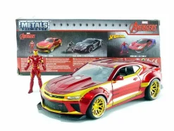 Iron Man - 2016 Chevy Camaro with Iron Man 1/24th Scale Hollywood Rides Die-Cast Vehicle
