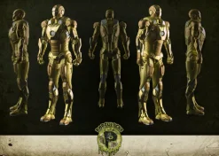 Iron Man 3 - Hall of Armor Mark XXI (21) 1/9th Scale Action Hero Vignette Model Kit Statue
