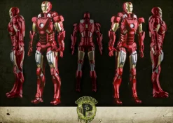 Iron Man 3 - Hall of Armor Mark VII (7) 1/9th Scale Action Hero Vignette Model Kit Statue