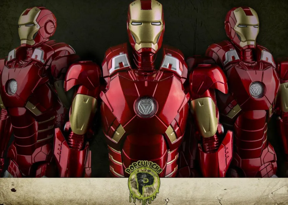 Iron Man 3 - Hall of Armor Mark VII (7) 1/9th Scale Action Hero Vignette Model Kit Statue