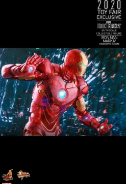 Iron Man 2 - Iron Man Mark IV Holographic Version 1/6th Scale Hot Toys Action Figure (2020 Toy Fair Exclusive) (Int Sales Only)