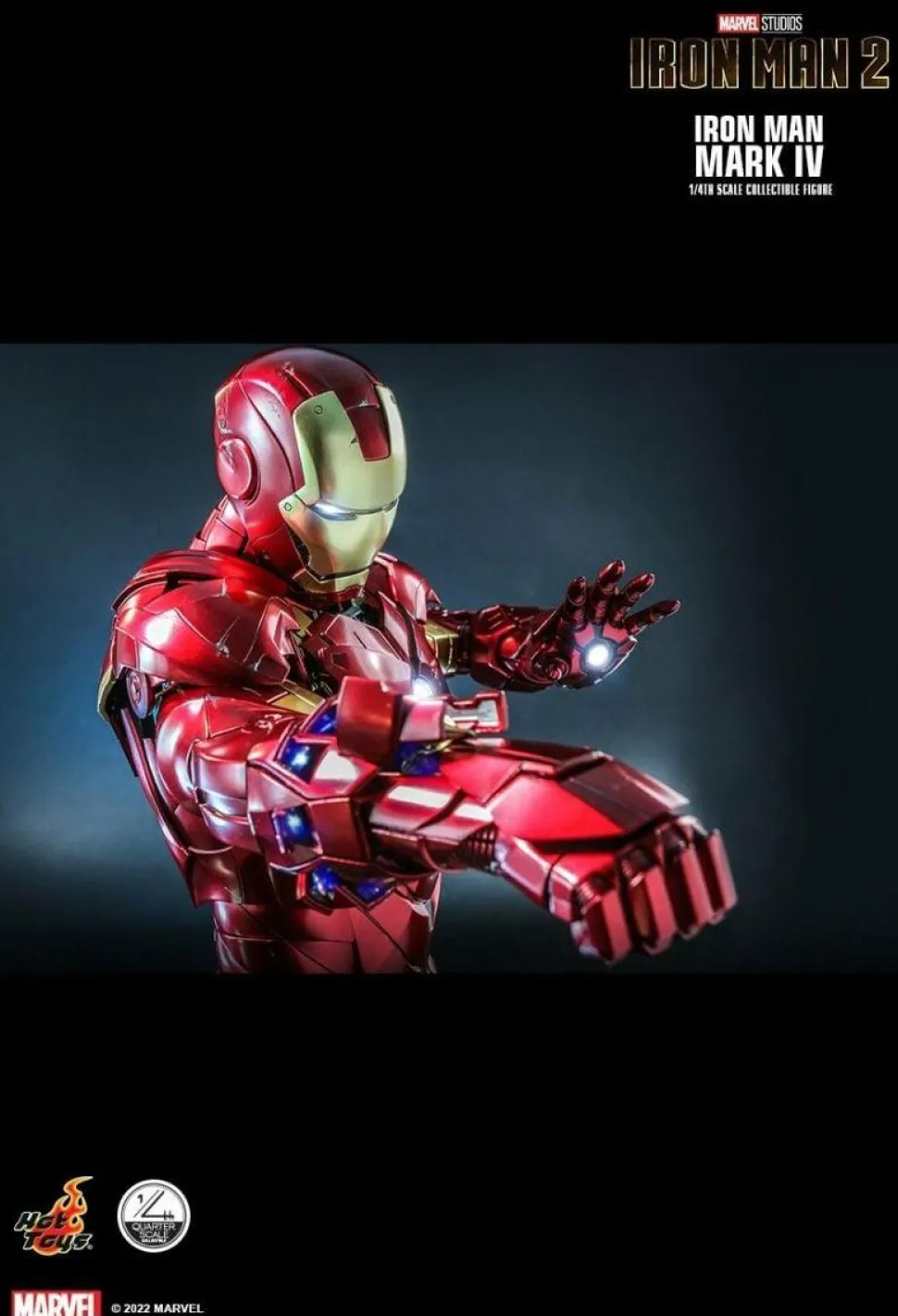 Iron Man 2 - Iron Man Mark IV 1/4 Scale Hot Toys Action Figure