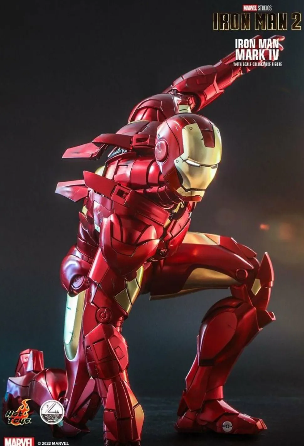 Iron Man 2 - Iron Man Mark IV 1/4 Scale Hot Toys Action Figure