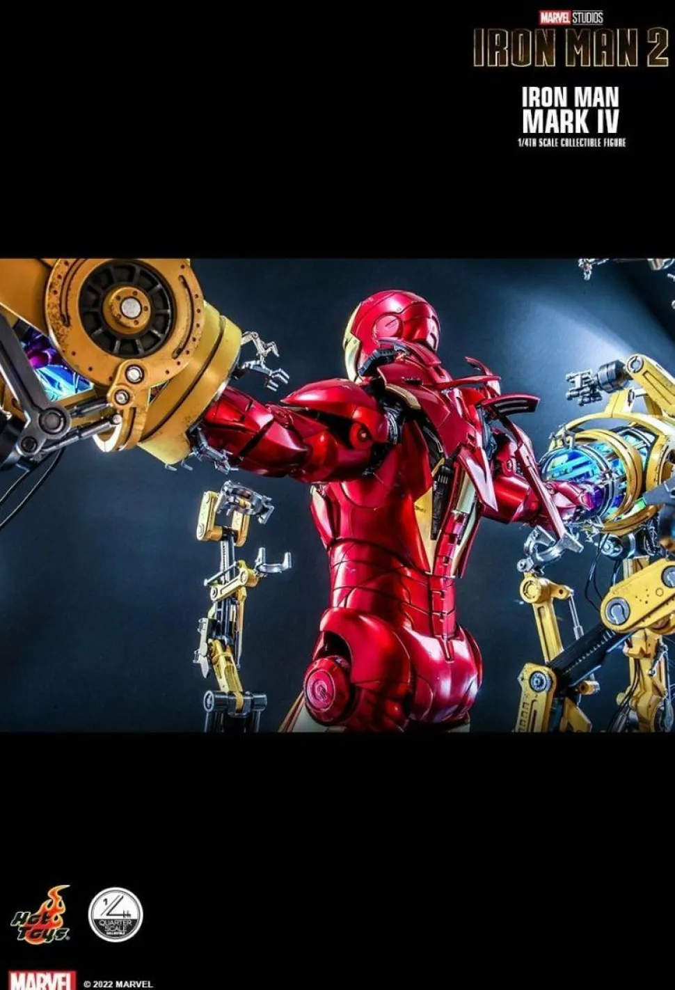 Iron Man 2 - Iron Man Mark IV 1/4 Scale Hot Toys Action Figure