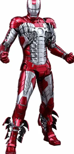 Iron Man 2 - Iron Man Mark V (5) 1/6th Scale Hot Toys Die-Cast Action Figure