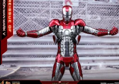 Iron Man 2 - Iron Man Mark V (5) 1/6th Scale Hot Toys Die-Cast Action Figure