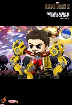 Iron Man 2 - Iron Man Mark IV With Suit-Up Gantry Cosbaby (S) Hot Toys Figure