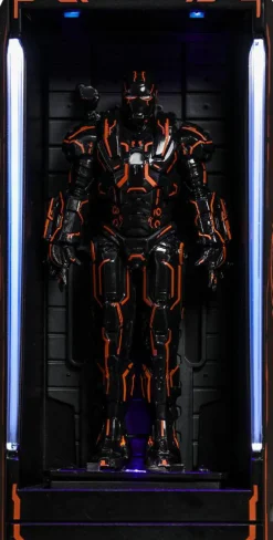 Iron Man 2 - Neon Tech War Machine Hall of Armour 5" Diorama Statue
