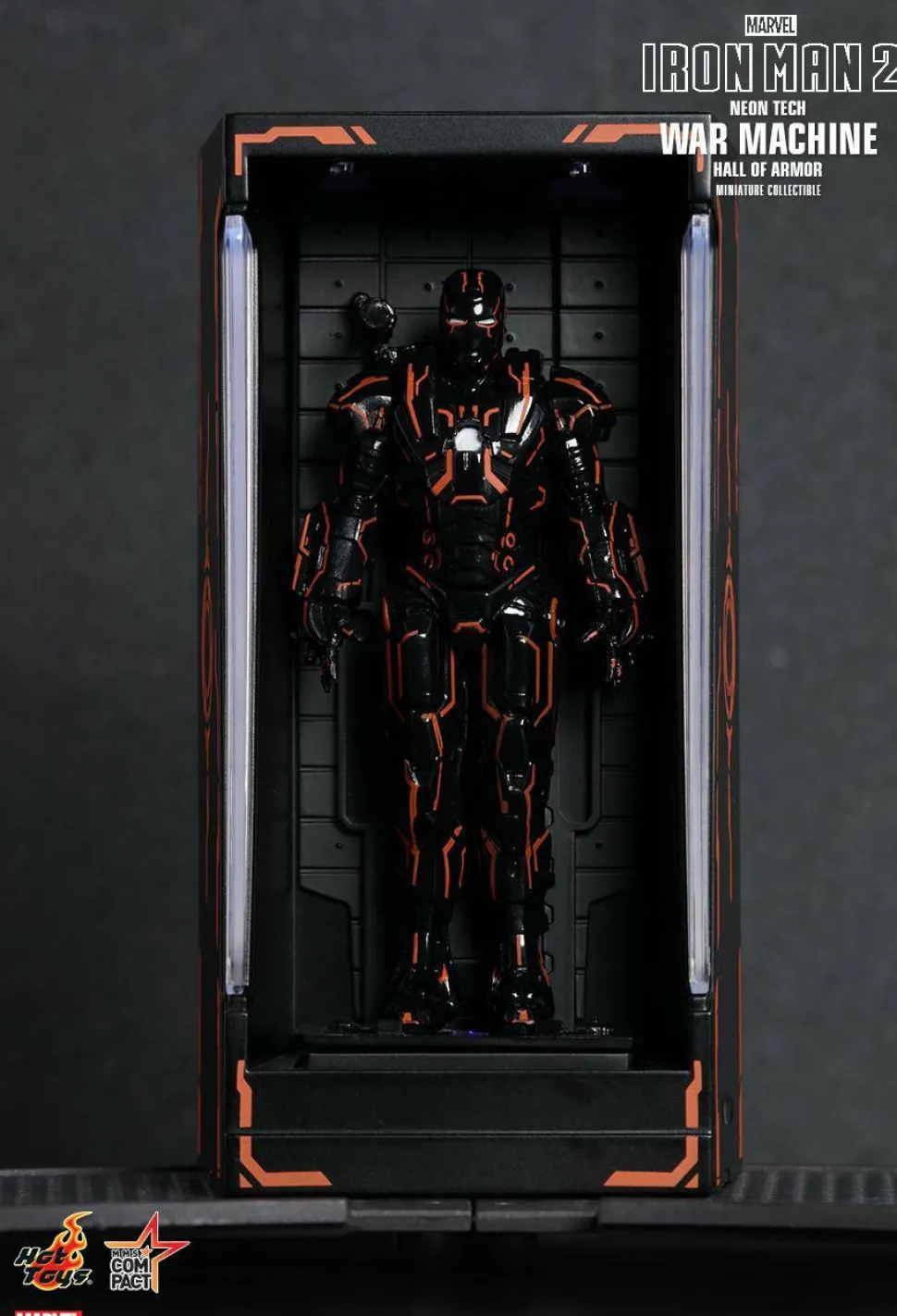 Iron Man 2 - Neon Tech War Machine Hall of Armour 5" Diorama Statue