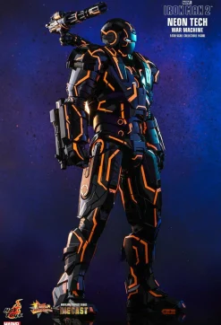 Iron Man 2 - Neon Tech War Machine 1/6th Scale Die-Cast Hot Toys Action Figure (Int Sales Only)
