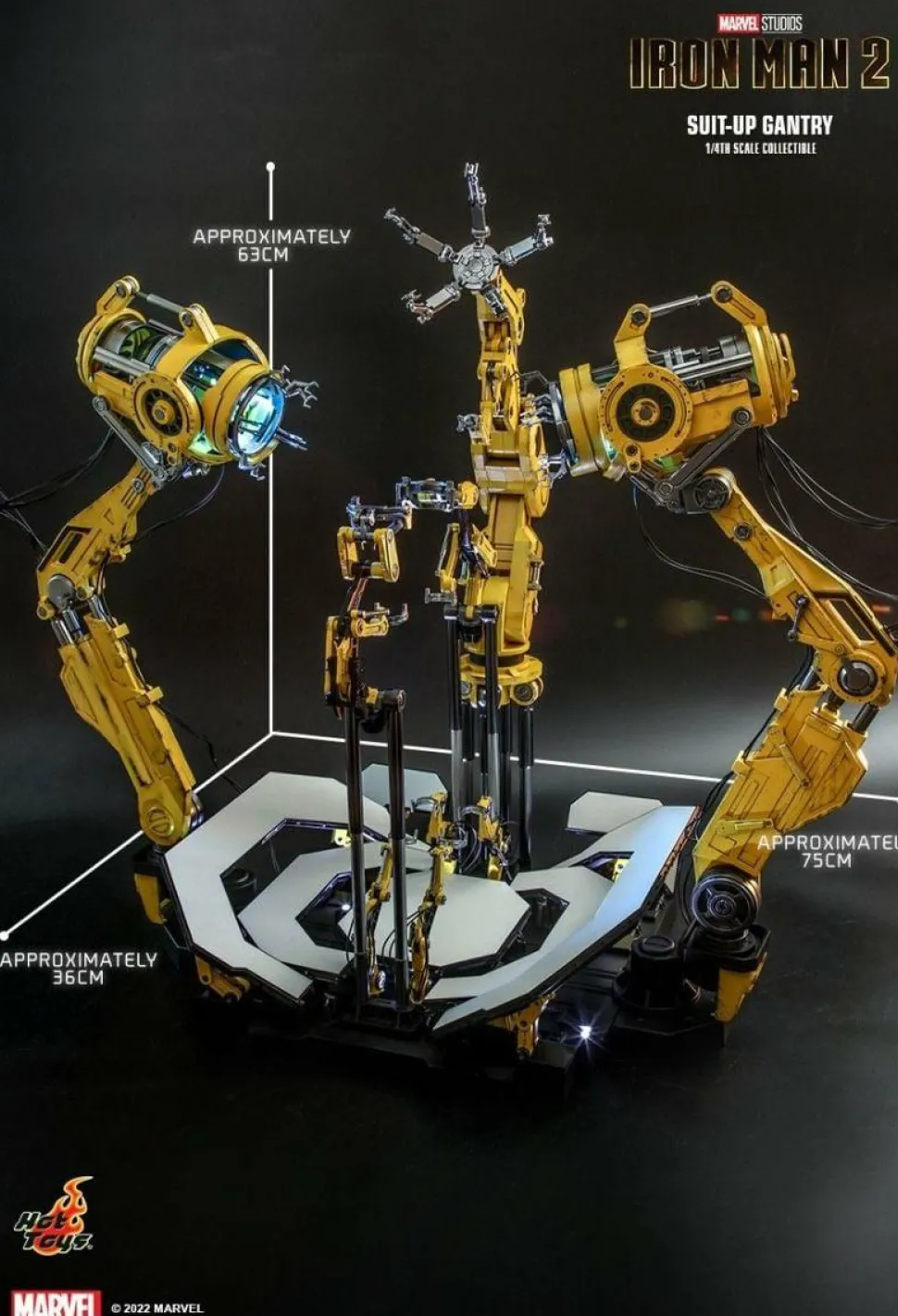 Iron Man 2 - Suit-Up Gantry 1/4 Scale Hot Toys Action Figure Accessory Set