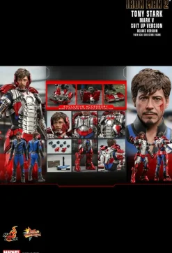 Iron Man 2 - Tony Stark Mark V Suit Up Version Deluxe 1/6th Scale Hot Toys Action Figure