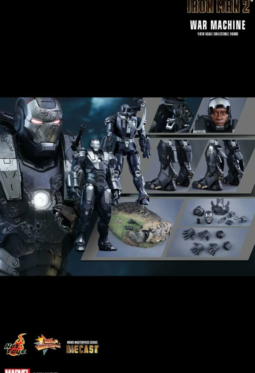 Iron Man 2 - War Machine 1/6th Scale Die-Cast Hot Toys Action Figure
