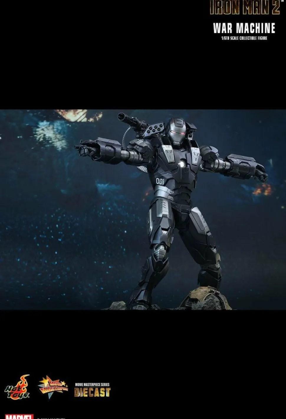 Iron Man 2 - War Machine 1/6th Scale Die-Cast Hot Toys Action Figure