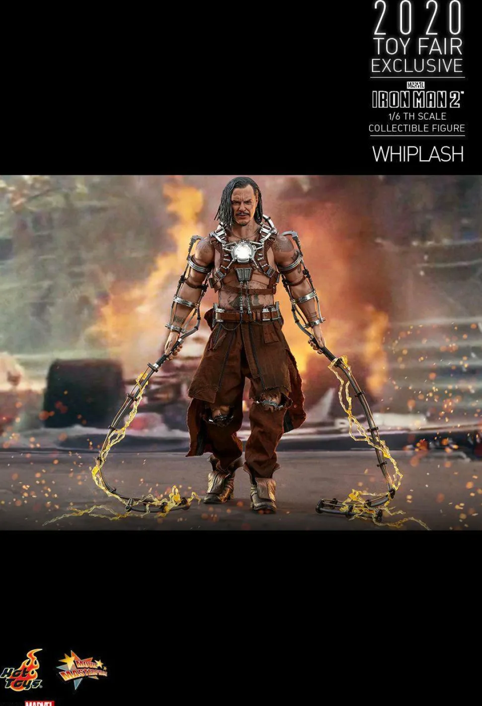 Iron Man 2 - Whiplash 1/6th Scale Hot Toys Action Figure (2020 Toy Fair Exclusive) (Int Sales Only)