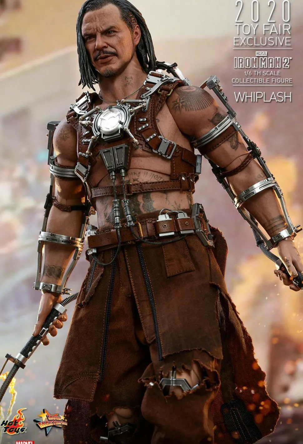 Iron Man 2 - Whiplash 1/6th Scale Hot Toys Action Figure (2020 Toy Fair Exclusive) (Int Sales Only)