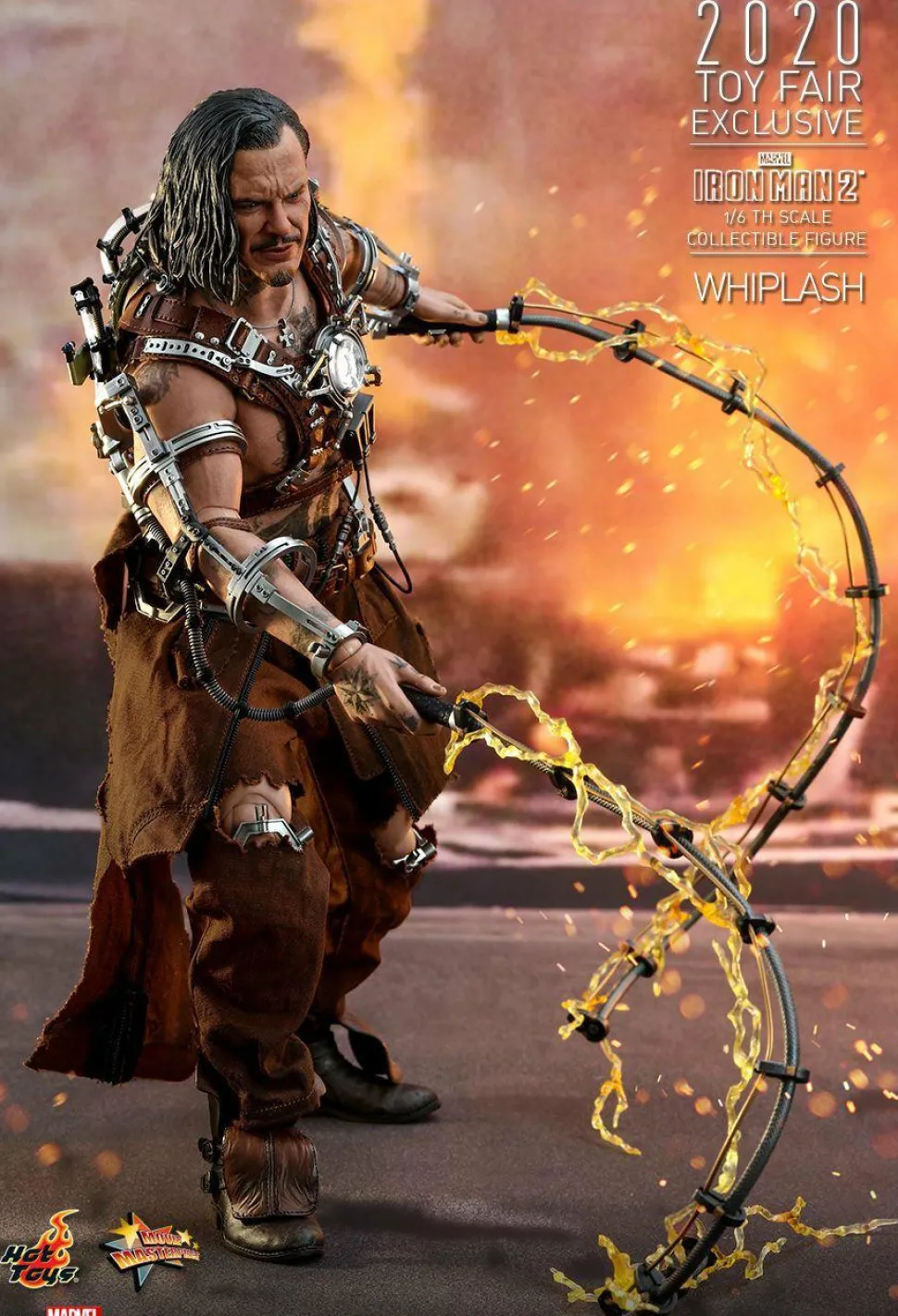 Iron Man 2 - Whiplash 1/6th Scale Hot Toys Action Figure (2020 Toy Fair Exclusive) (Int Sales Only)