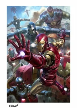 Iron Man - House Party Protocol Fine Art Print by Derrick Chew