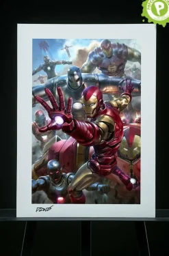 Iron Man - House Party Protocol Fine Art Print by Derrick Chew